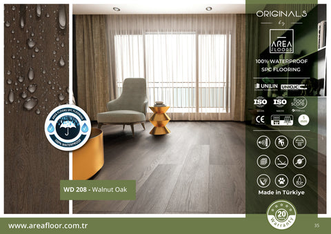 WD 208 Areafloors Spc Flooring Walnut Oak