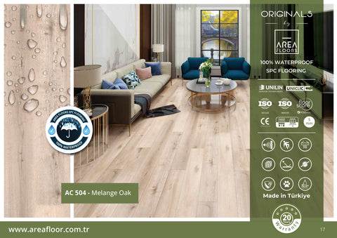 AC 504 Areafloors Spc Flooring Melange Oak