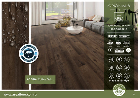 AC 510 Areafloors Spc Flooring Coffee Oak